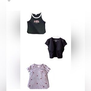 Summer Tops Bundle, Women’s, XL, Casual, BLACK GRAY